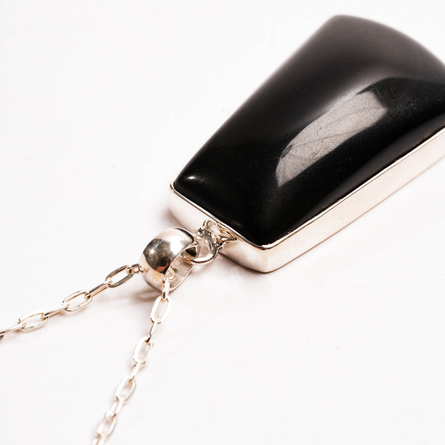 Obsidian, Rainbow- Pendant