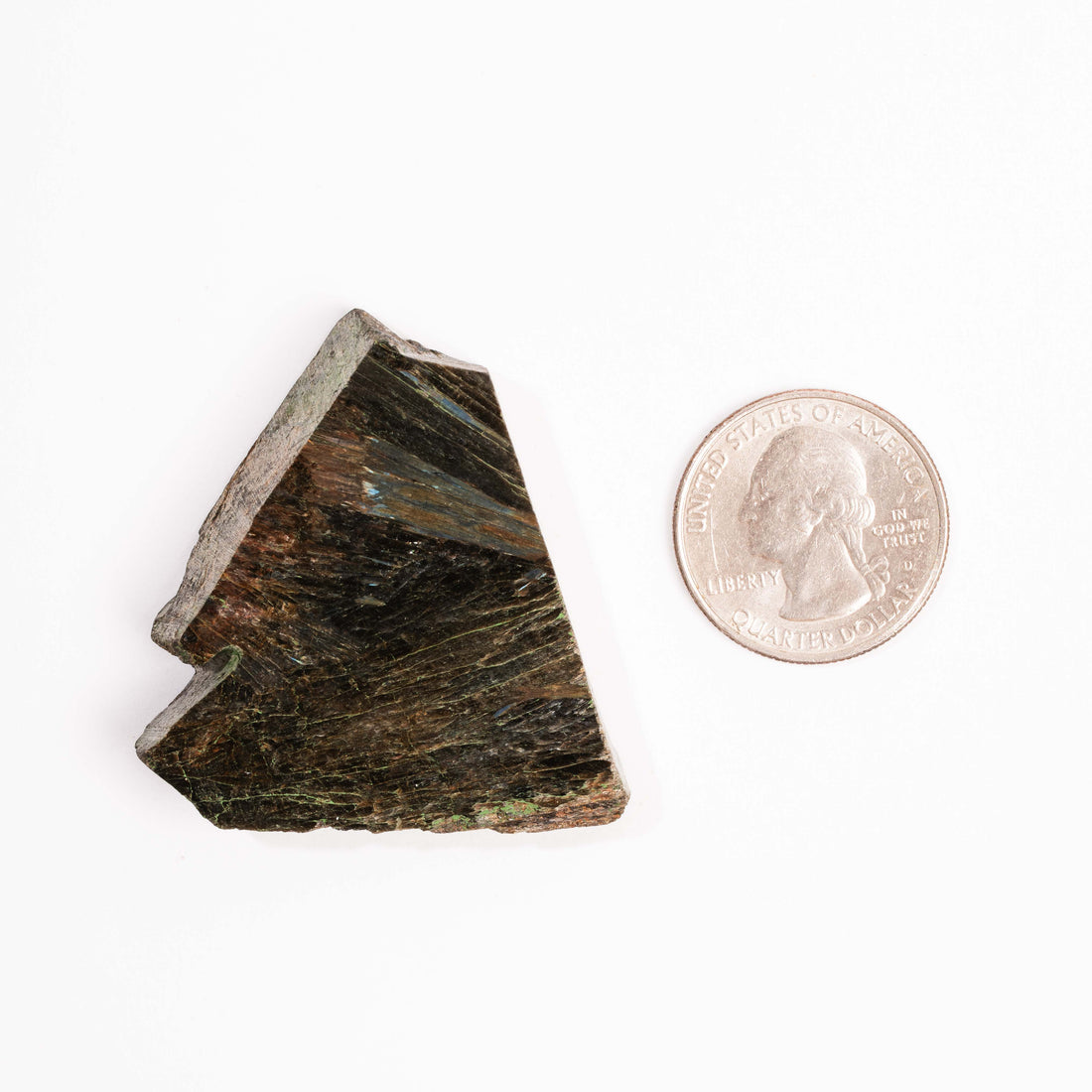 Numite Color Nuummite - Slab – Pink Heart Healing