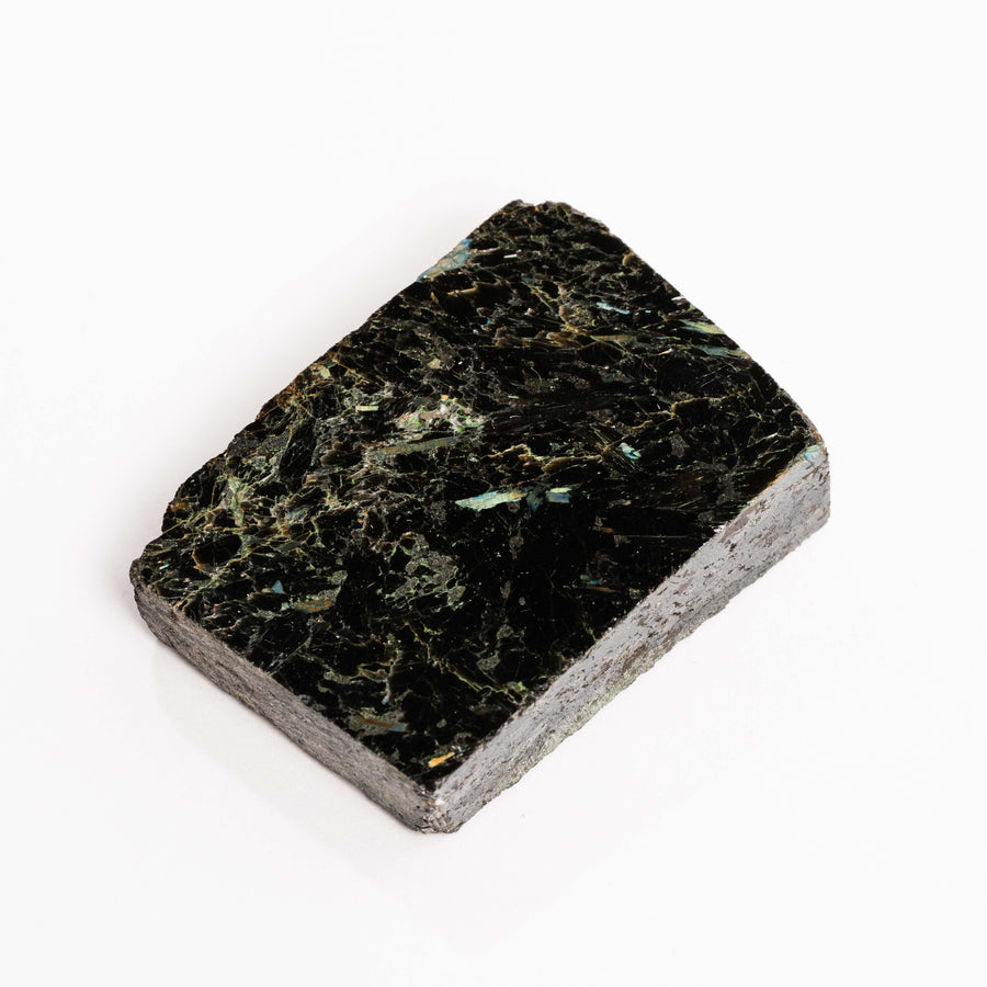 Numite Color Nuummite - Slab – Pink Heart Healing