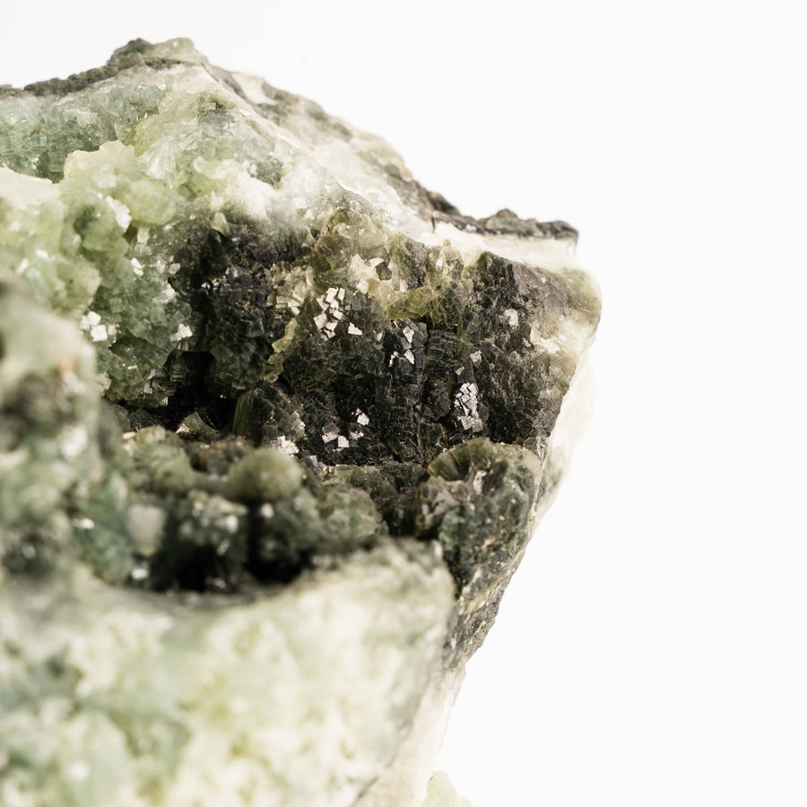 Prehnite with Epidote - Statement Piece