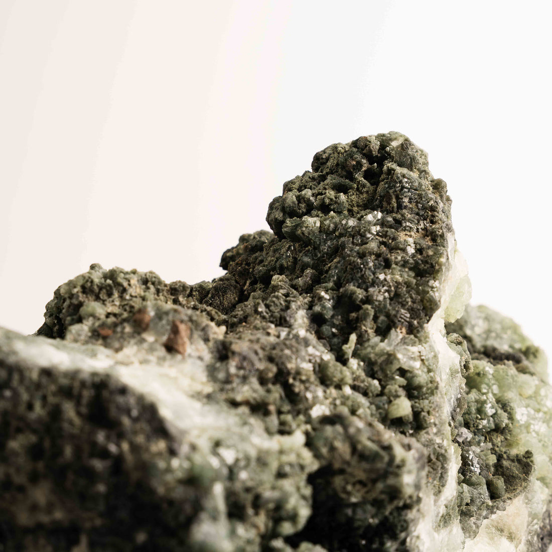 Prehnite with Epidote - Statement Piece