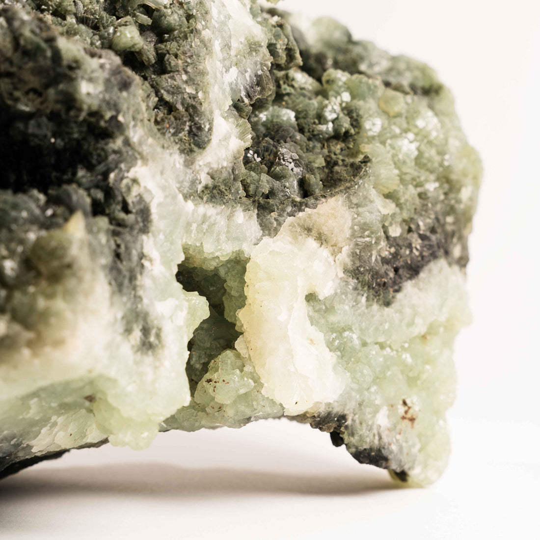 Prehnite with Epidote - Statement Piece