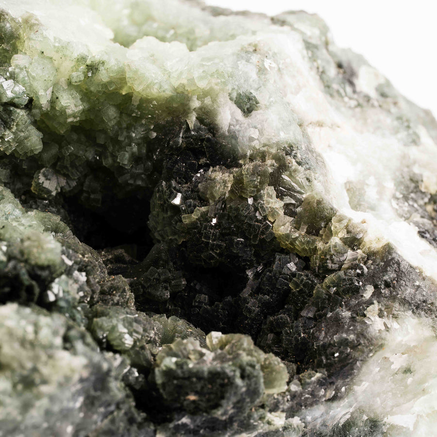 Prehnite with Epidote - Statement Piece
