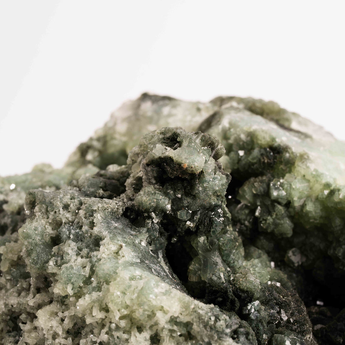 Prehnite with Epidote - Statement Piece