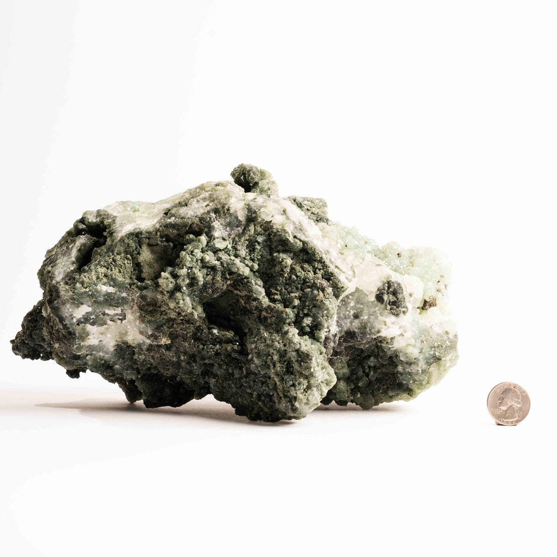 Prehnite with Epidote - Statement Piece