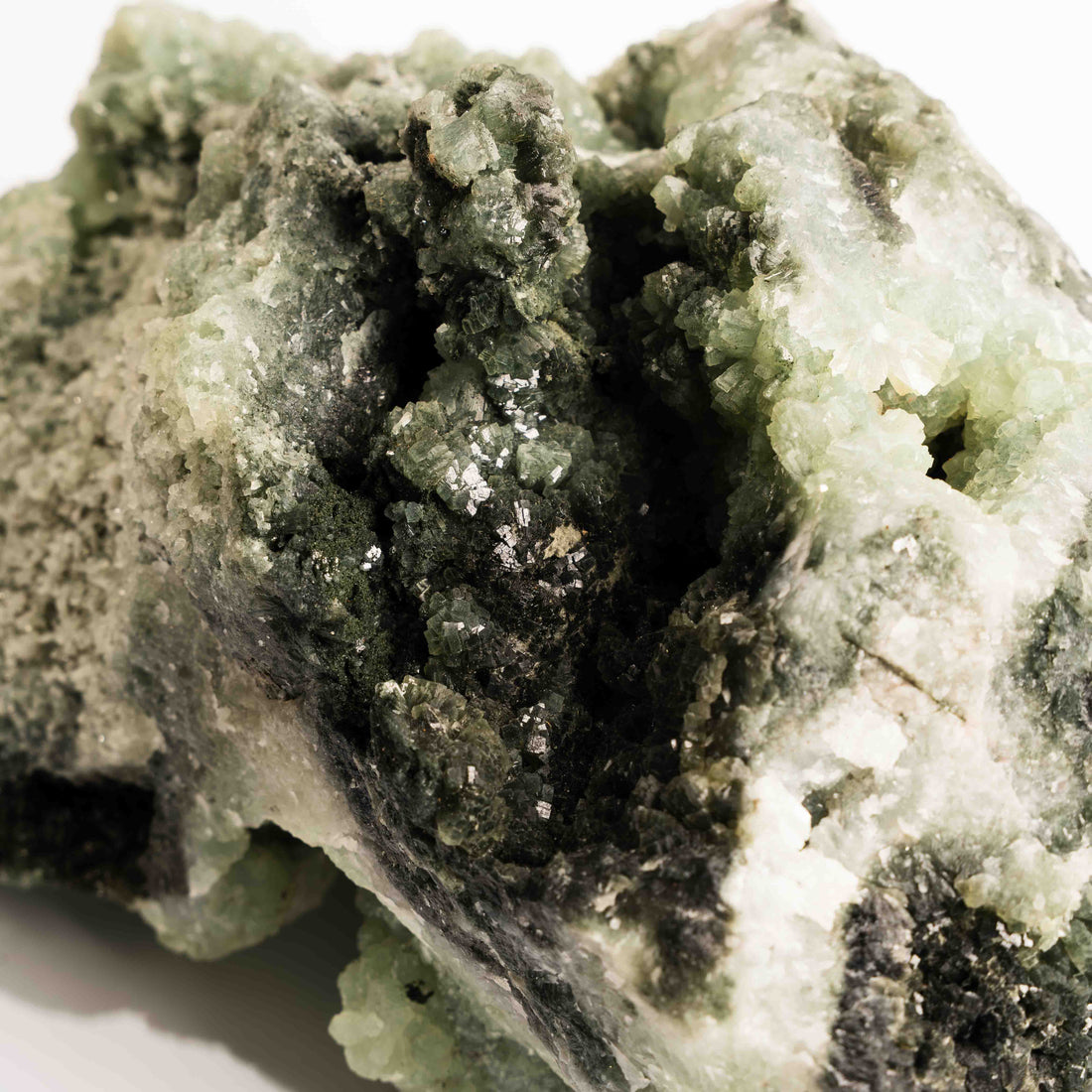 Prehnite with Epidote - Statement Piece