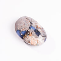 Agate, Blue Flower- Palm