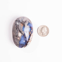 Agate, Blue Flower- Palm