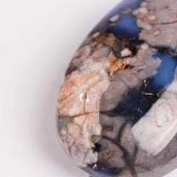 Agate, Blue Flower- Palm