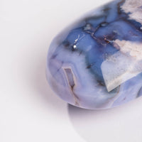 Agate, Blue Flower- Palm