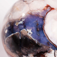 Agate, Blue Flower- Sphere