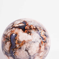 Agate, Blue Flower- Sphere
