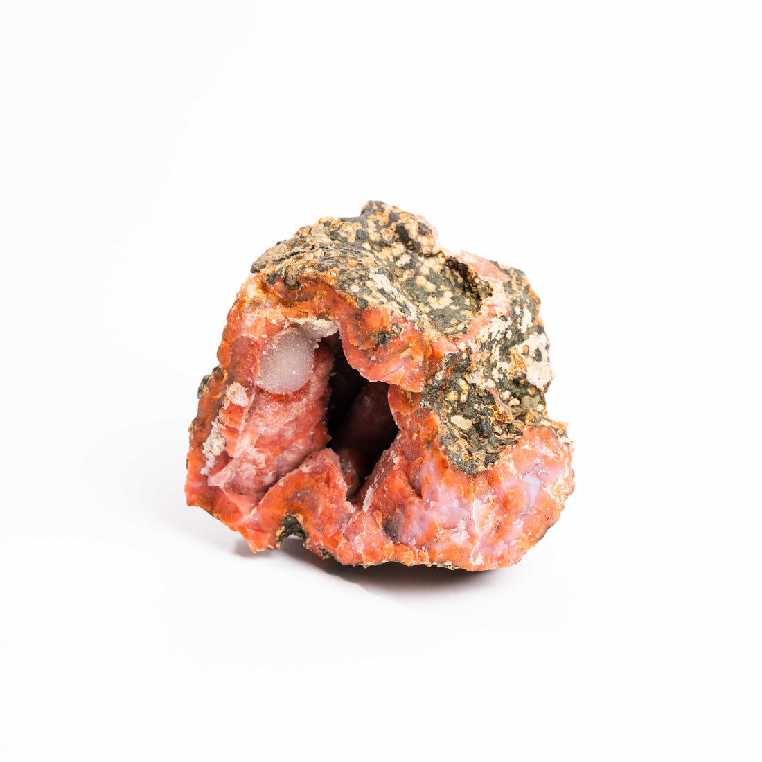 Chalcedony, Purple- Geode