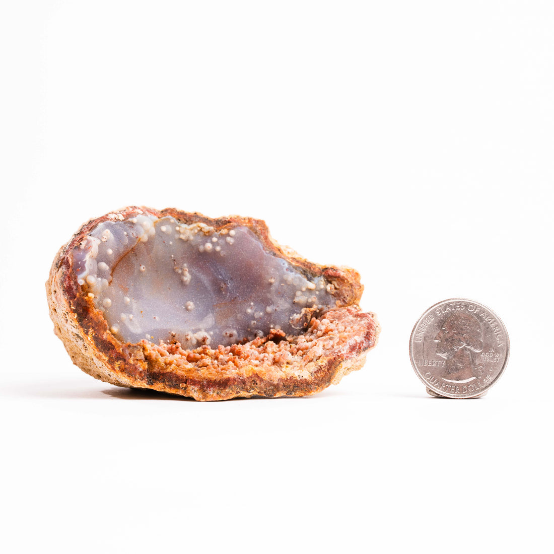 Chalcedony, Purple- Geode