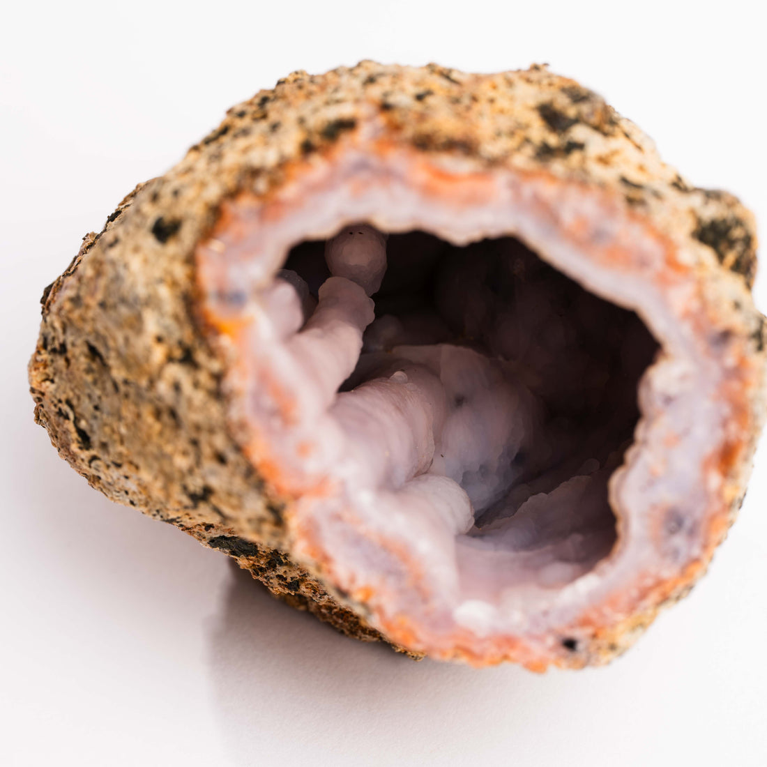 Chalcedony, Purple- Geode