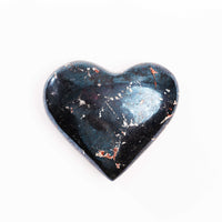 Covellite - Heart, Polished