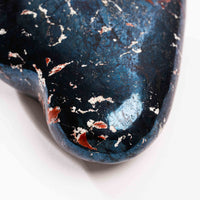 Covellite - Heart, Polished