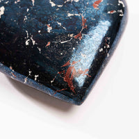 Covellite - Heart, Polished