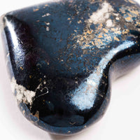 Covellite - Heart, Polished