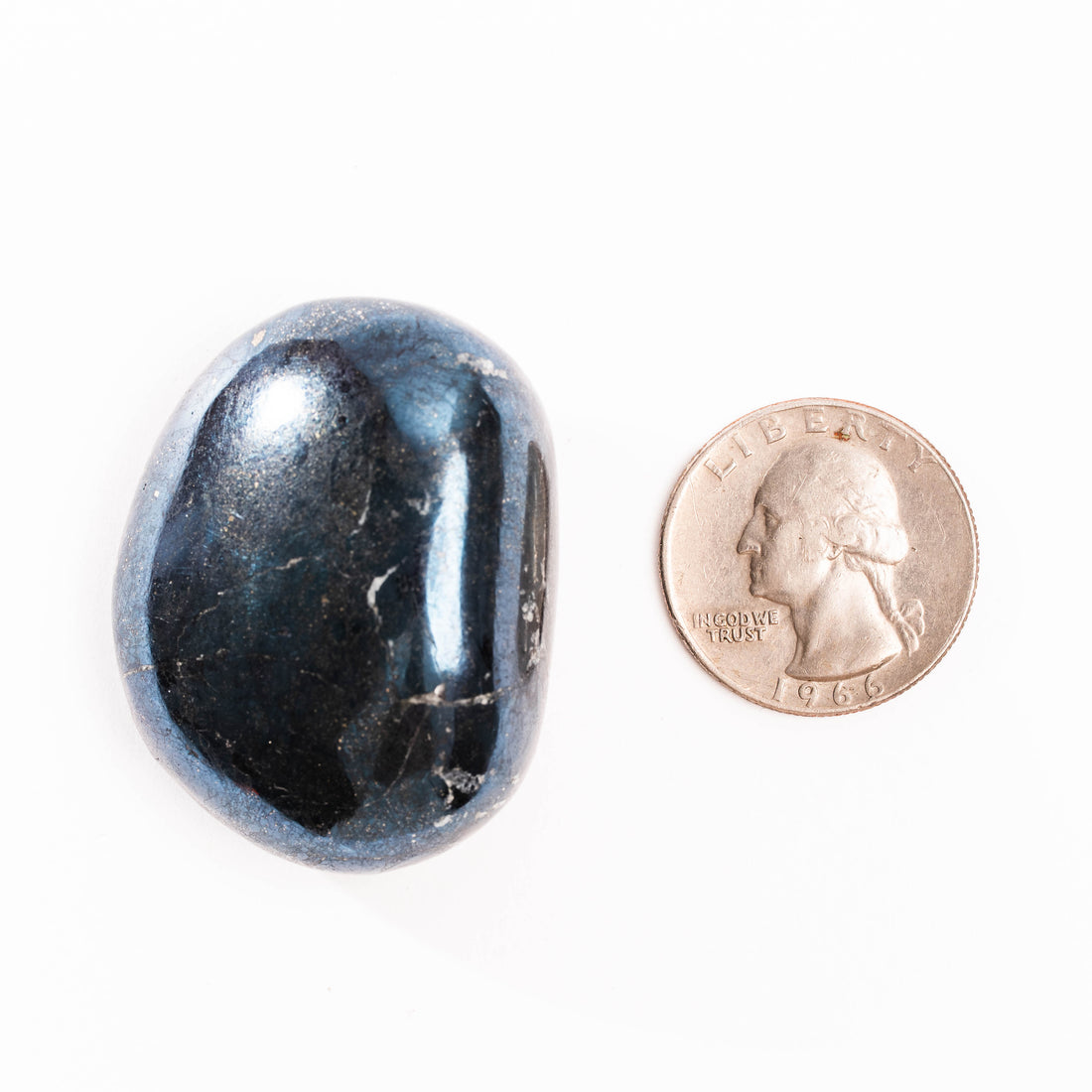 Covellite - Palm, Polished