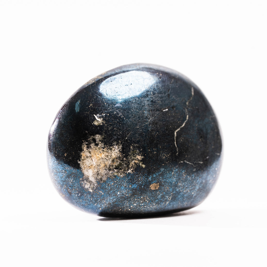 Covellite - Palm, Polished