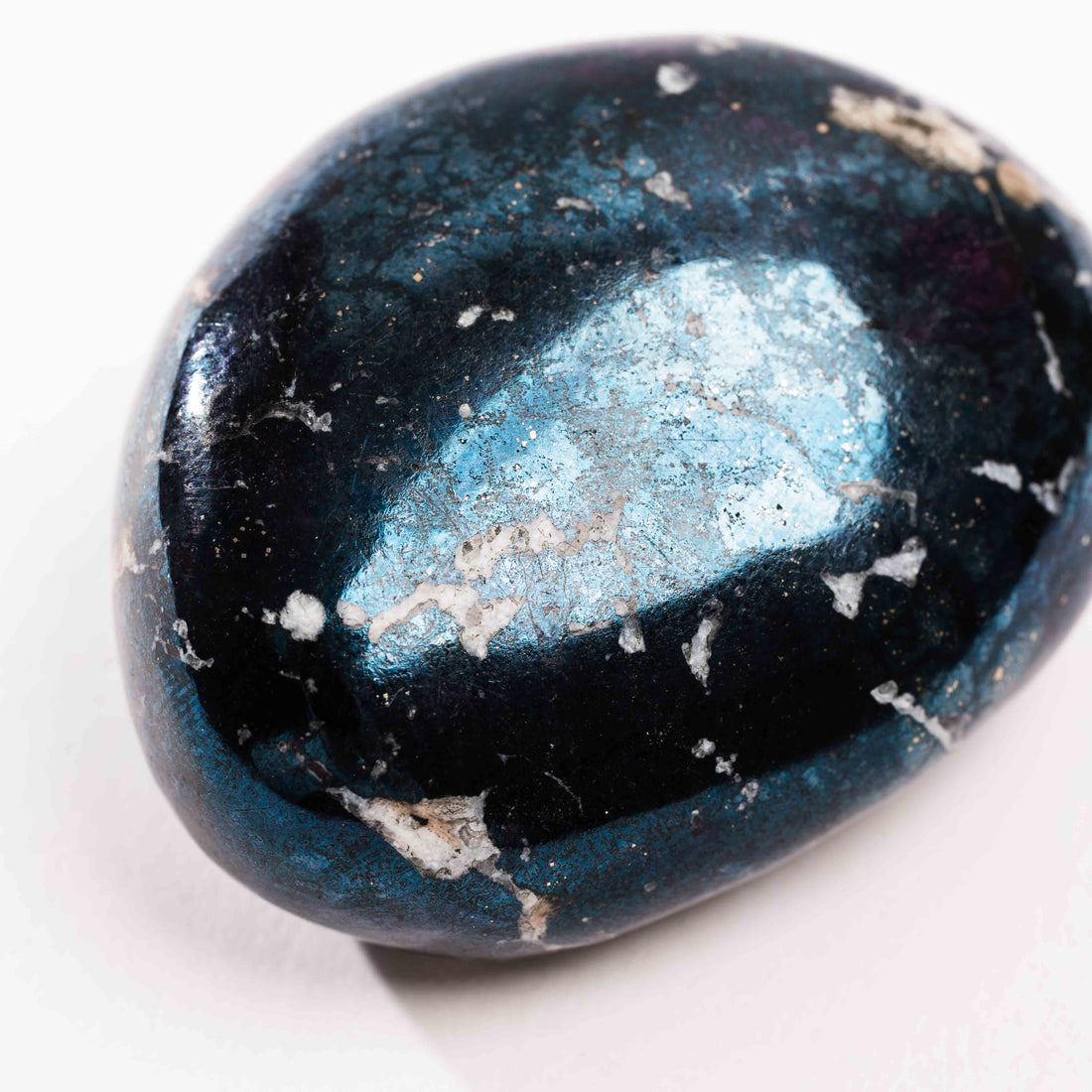 Covellite - Palm, Polished