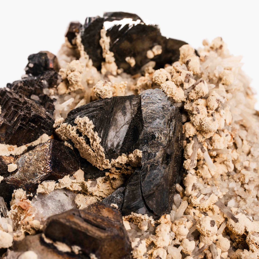 Dalnegorsk Andradite Garnet on Matrix