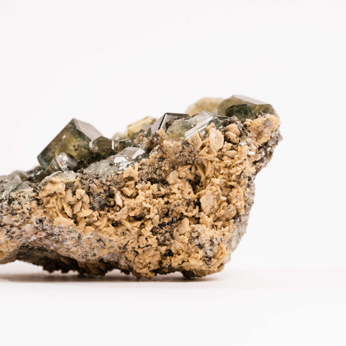 Apatite, Green (Fluorapatite)