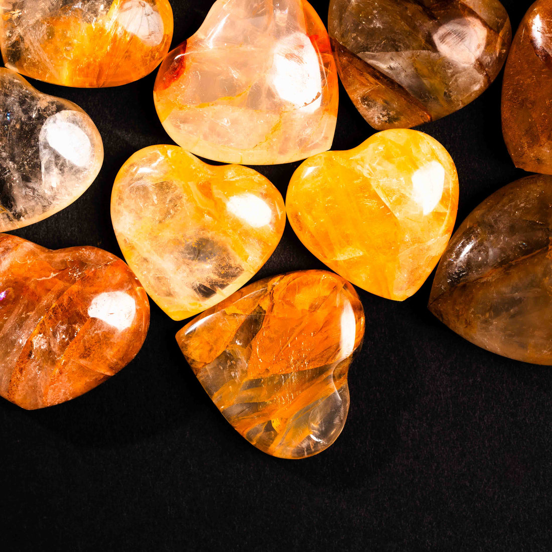 Quartz, Golden Healer - Hearts, Intuitive Pick