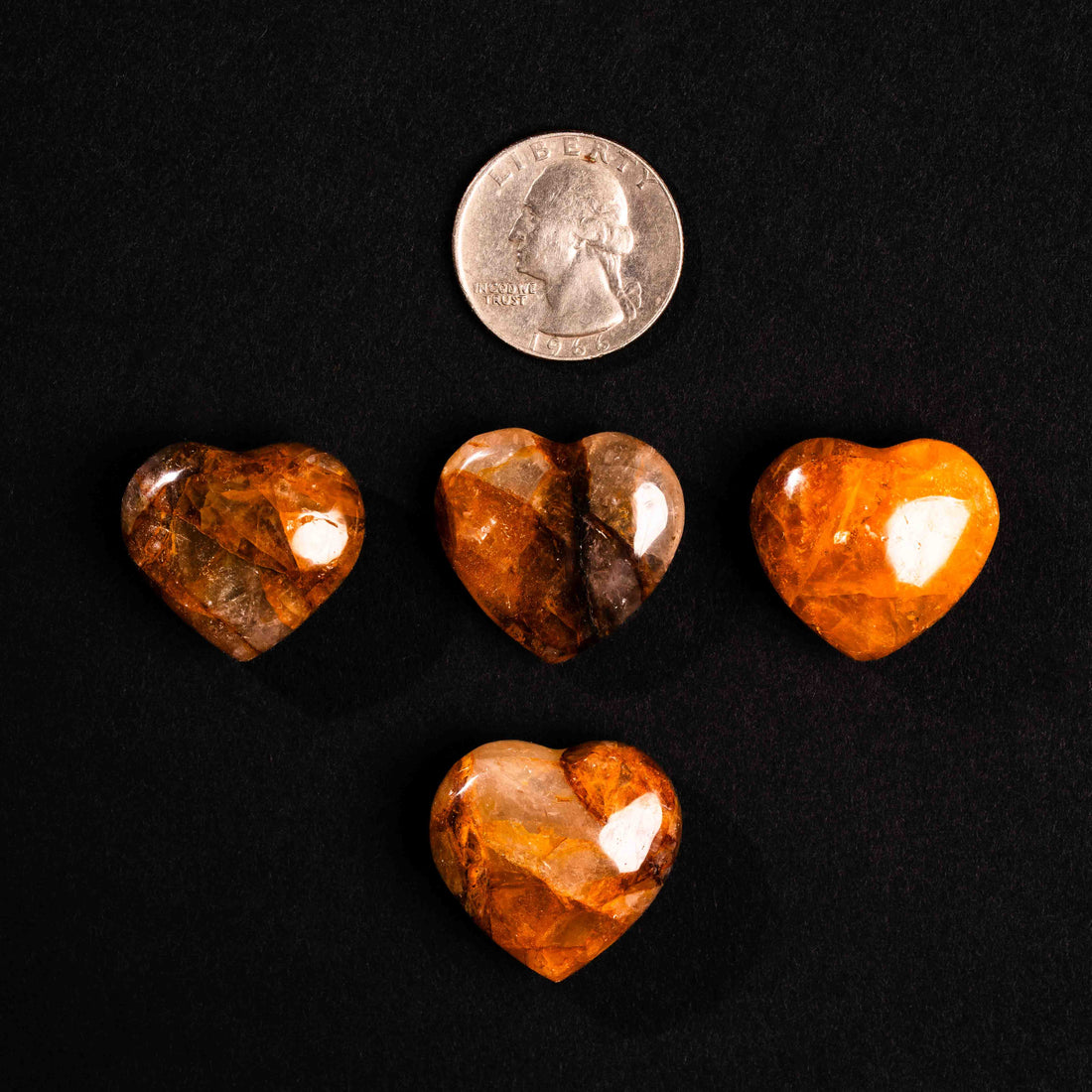 Quartz, Golden Healer - Hearts, Intuitive Pick