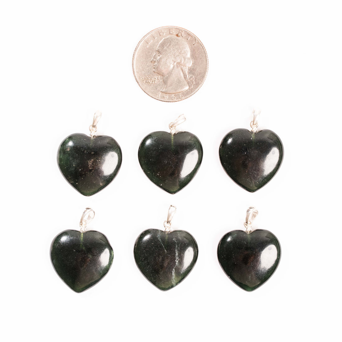 Jade, Greenland- Heart Pendant