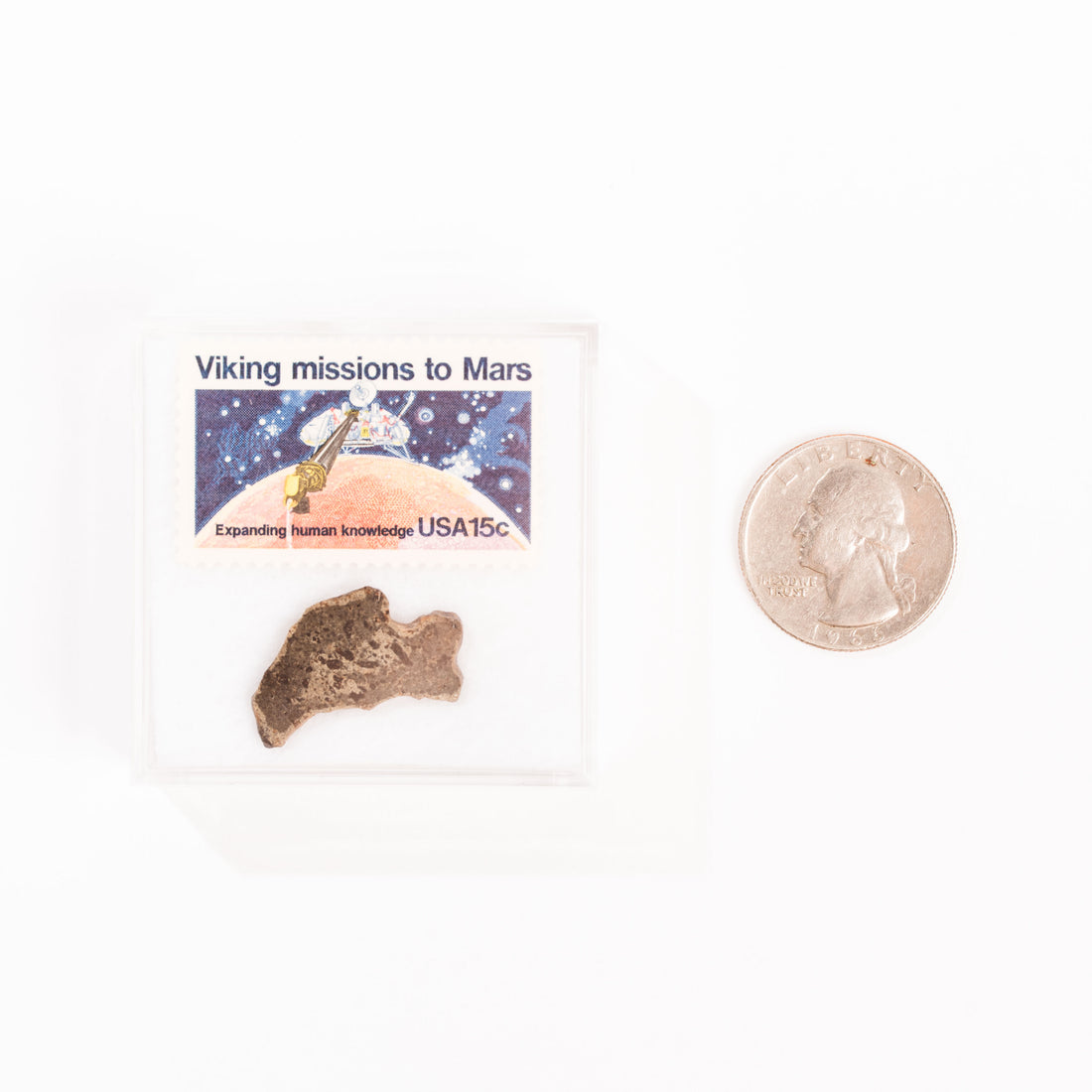 Mars Pieces and Stamp