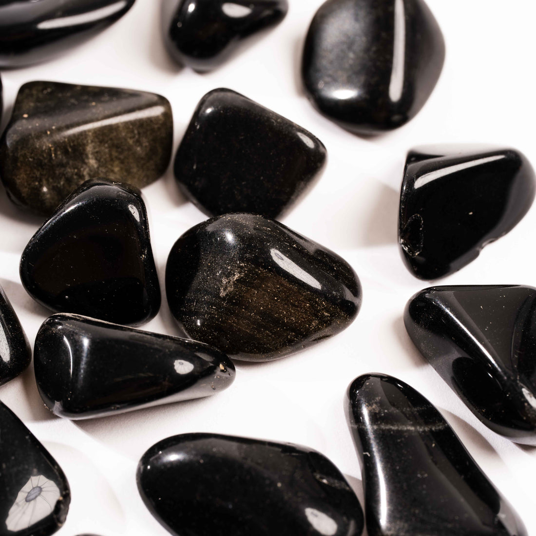 Obsidian - Gold Sheen, Tumbled
