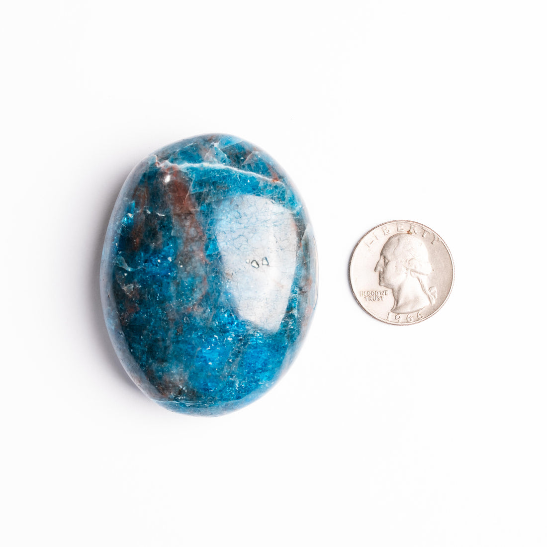 Apatite, Blue - Palm