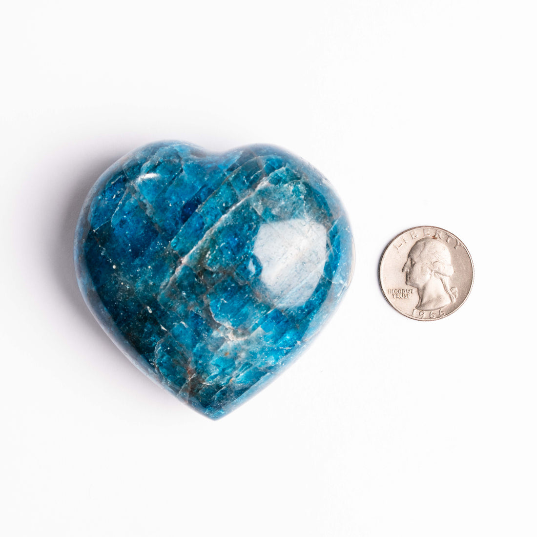Apatite, Blue - Heart