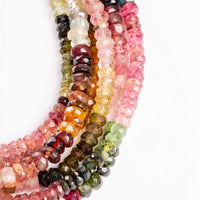 Tourmaline, Mixed - Faceted Necklace
