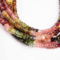 Tourmaline, Mixed - Faceted Necklace
