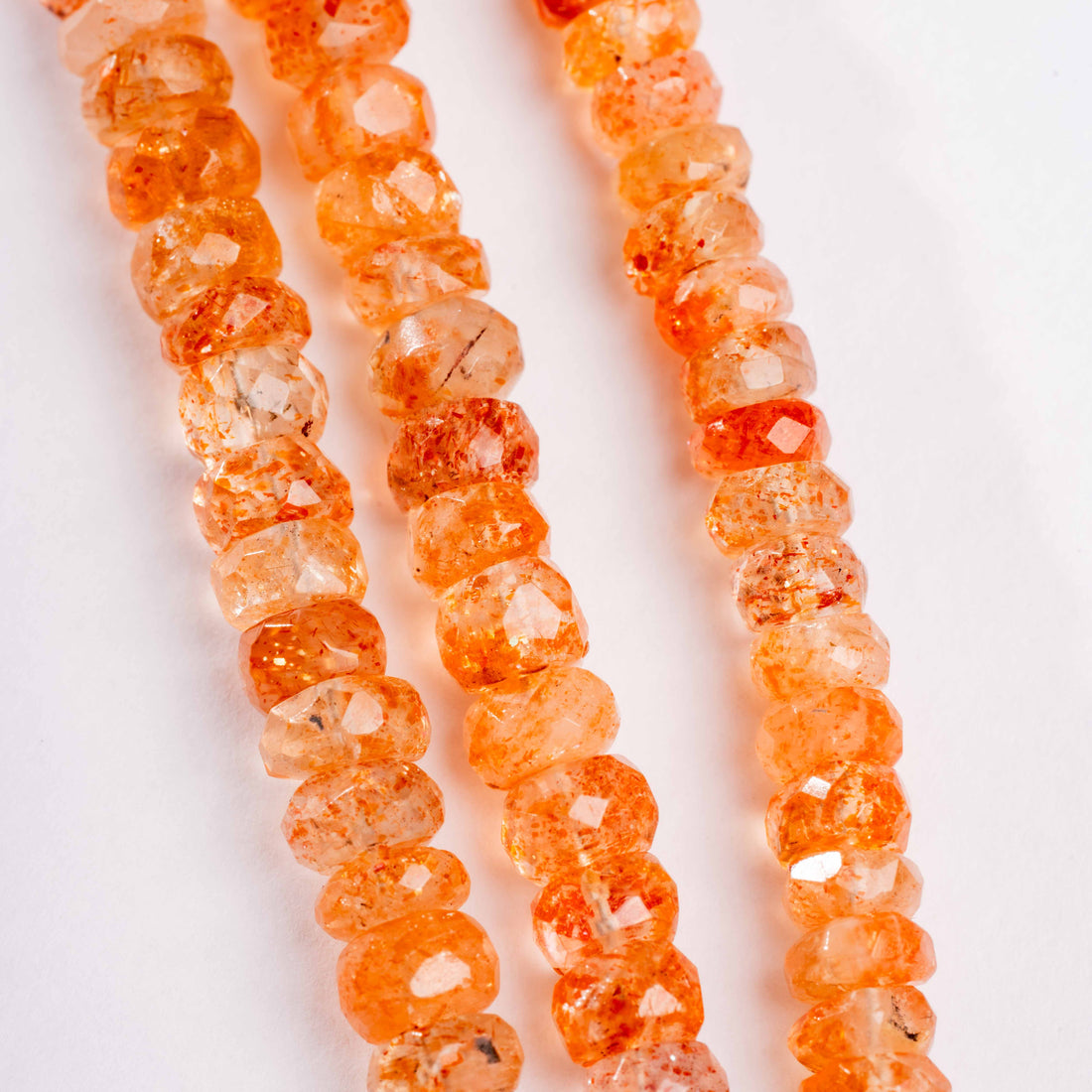 Sunstone - Faceted Beaded Necklace