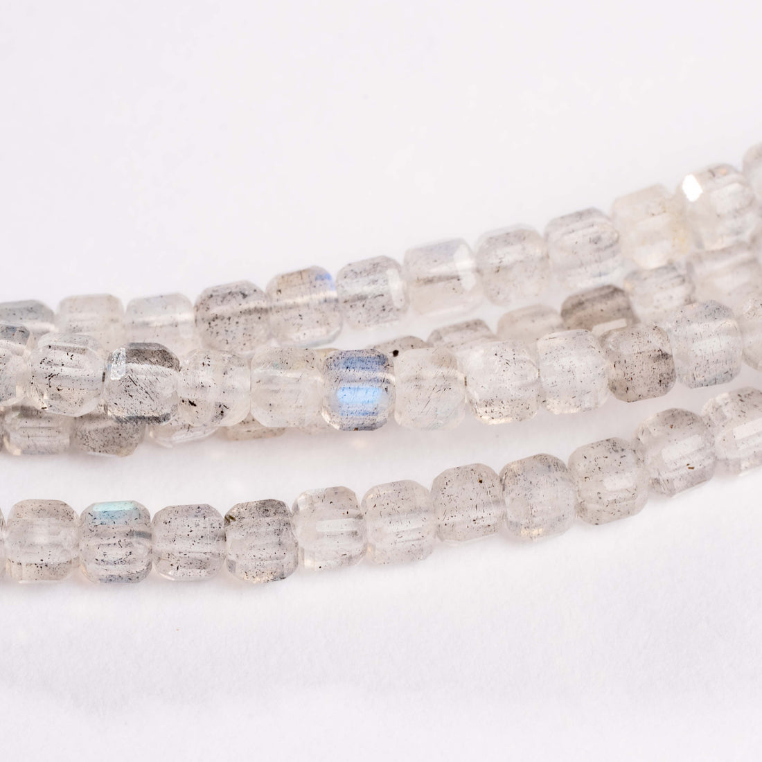 Labradorite - Faceted Beaded Necklace