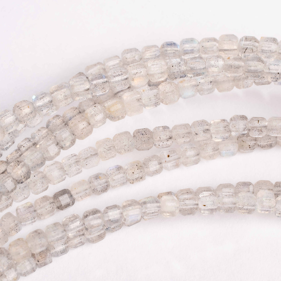 Labradorite - Faceted Beaded Necklace