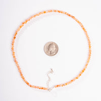 Sunstone - Faceted Beaded Necklace