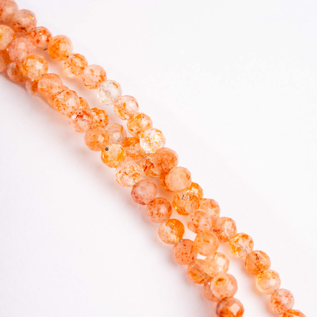 Sunstone - Faceted Beaded Necklace
