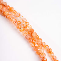 Sunstone - Faceted Beaded Necklace