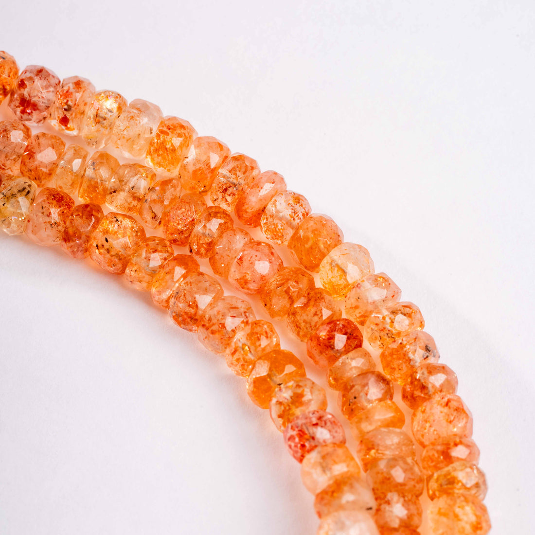 Sunstone - Faceted Beaded Necklace
