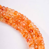 Sunstone - Faceted Beaded Necklace