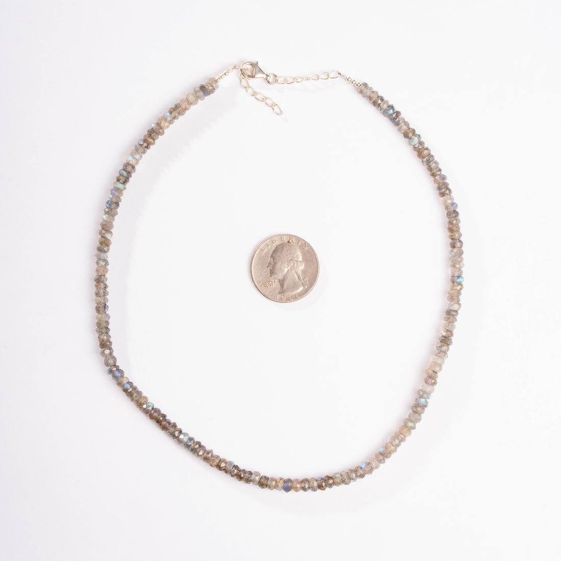 Labradorite - Faceted Beaded Necklace
