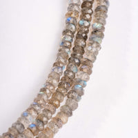 Labradorite - Faceted Beaded Necklace