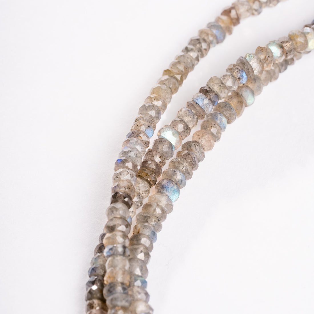 Labradorite - Faceted Beaded Necklace