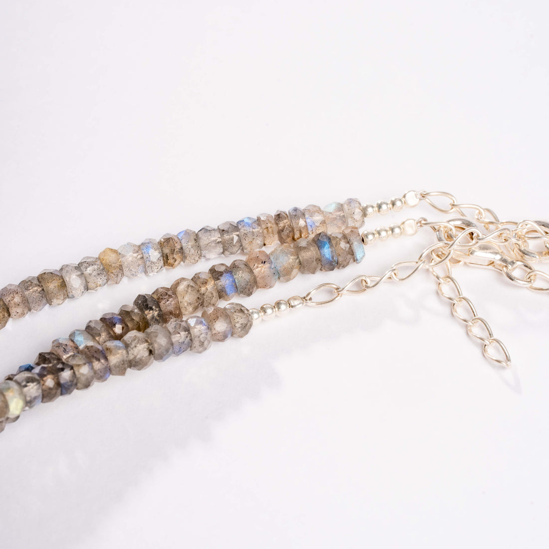 Labradorite - Faceted Beaded Necklace