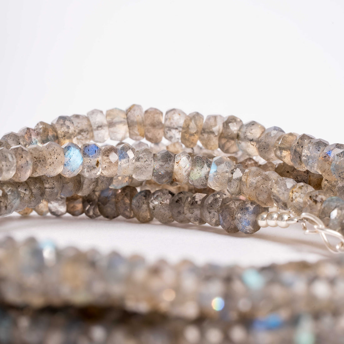 Labradorite - Faceted Beaded Necklace